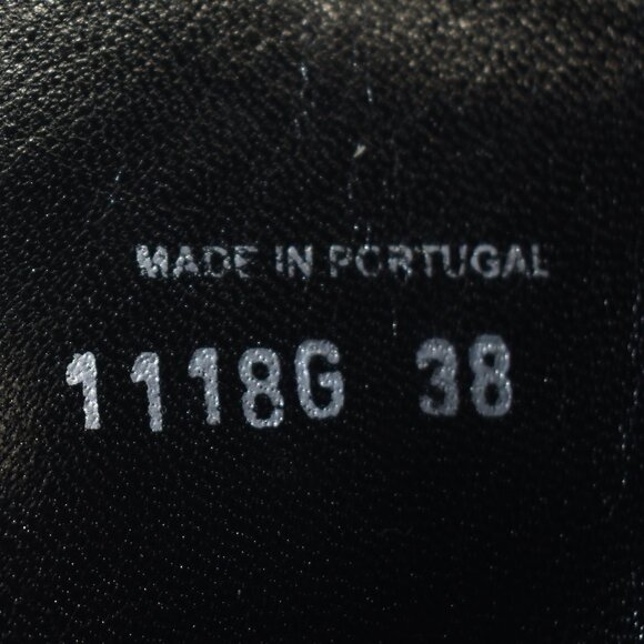 Dora Teymur Black Patent Leather Square Toe Stiletto Ankle Boot, Size 38… - Picture 8 of 8